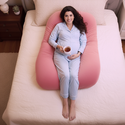 Luxury Cozy Plush U Shape Pregnancy Pillow XL Size