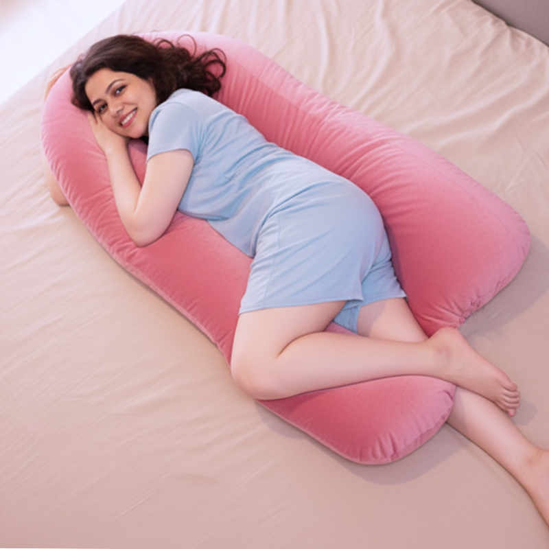 Luxury Cozy Plush U Shape Pregnancy Pillow XL Size