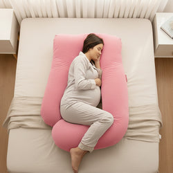 Luxury Cozy Plush G Shape Pregnancy Pillow XL Size