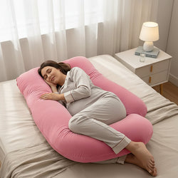 Luxury Cozy Plush G Shape Pregnancy Pillow XL Size