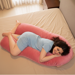 Luxury Cozy Plush U Shape Pregnancy Pillow XL Size