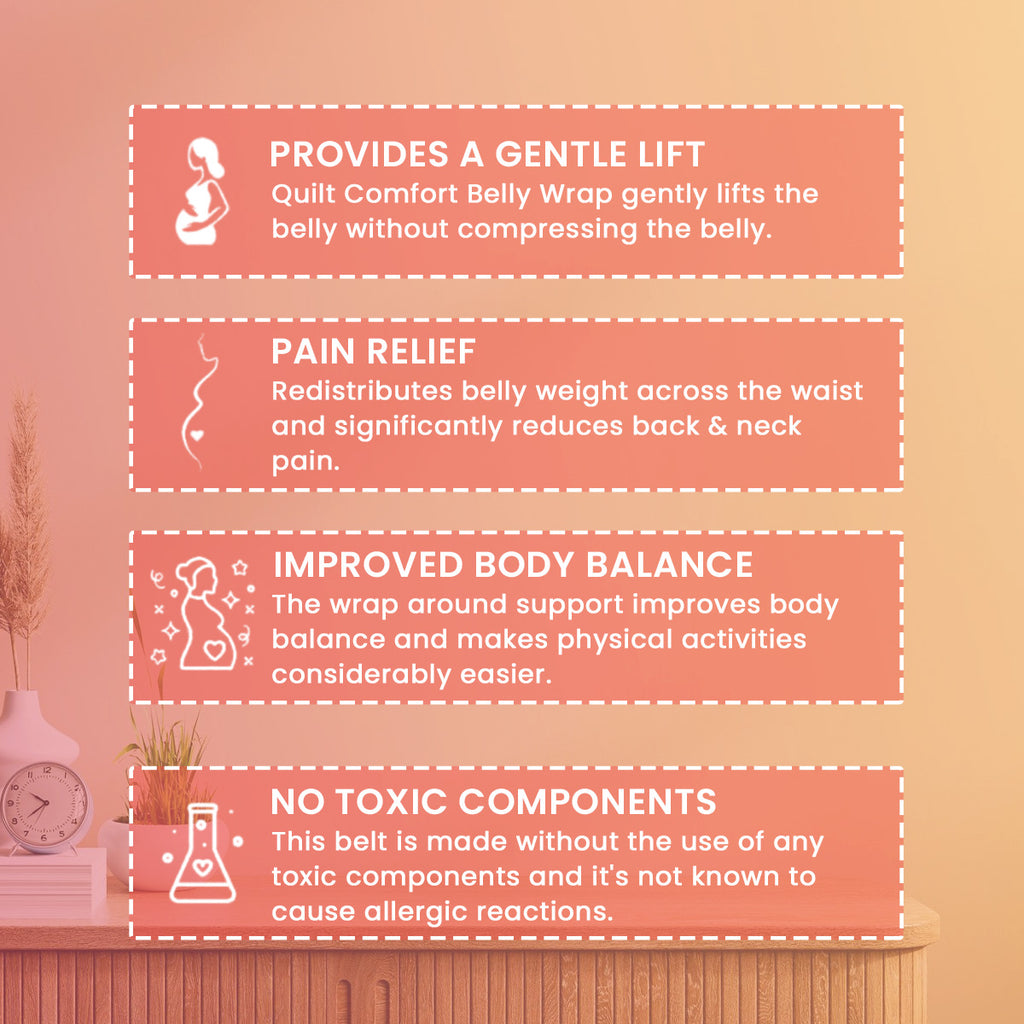 Maternity Support & Pelvic Relief Belt | Adjustable 3-in-1 Pregnancy Support