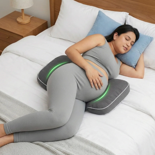 3-in-1 Pregnancy Wedge Pillow & Back Support Cushion
