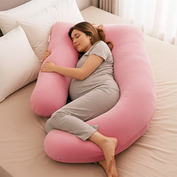Luxury Cozy Plush G Shape Pregnancy Pillow XL Size